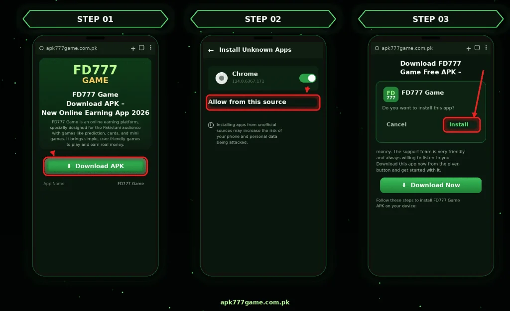 FD777 Game Install Guide